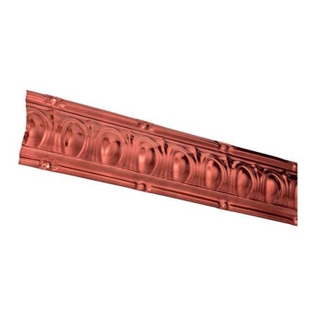 Acoustic Ceiling Products Great Lakes Tin 48" Huron Tin Crown Molding in Vintage Bronze - 195-09